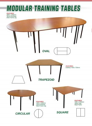 MODULAR TRAINING TABLES